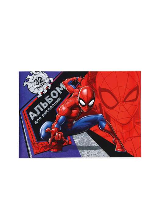 Альбом для рисования А4, 32 л., Spider-man/Человек-паук