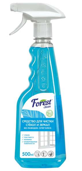 Средство для стекол и зеркал 500 мл "FOREST Clean"