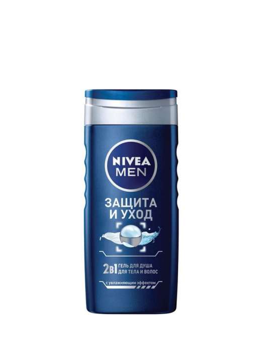 Гель для душа "Nivea" 250 мл мужской, MEN Защита и уход