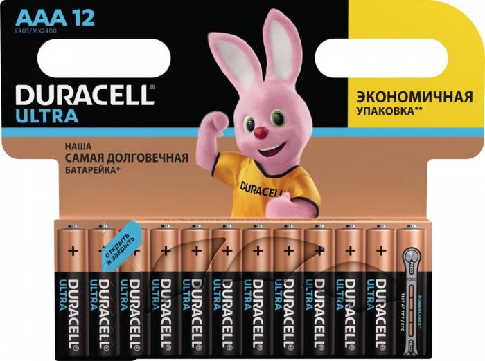 Батарейка "Duracell" Оригинал Мизинчик AAA LR 3