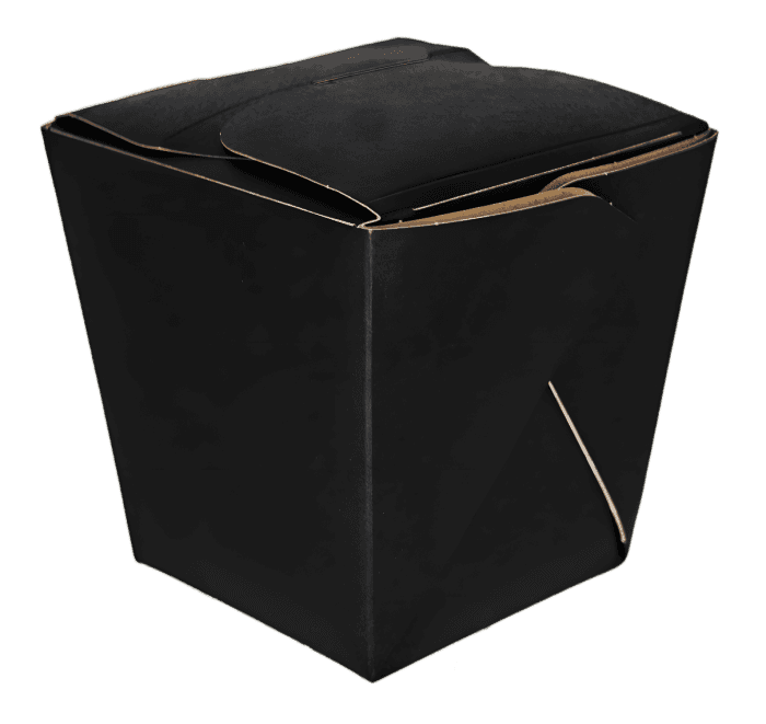 Коробка ВОК для лапши 560 мл 100*95*95 OSQ NOODLES BLACK