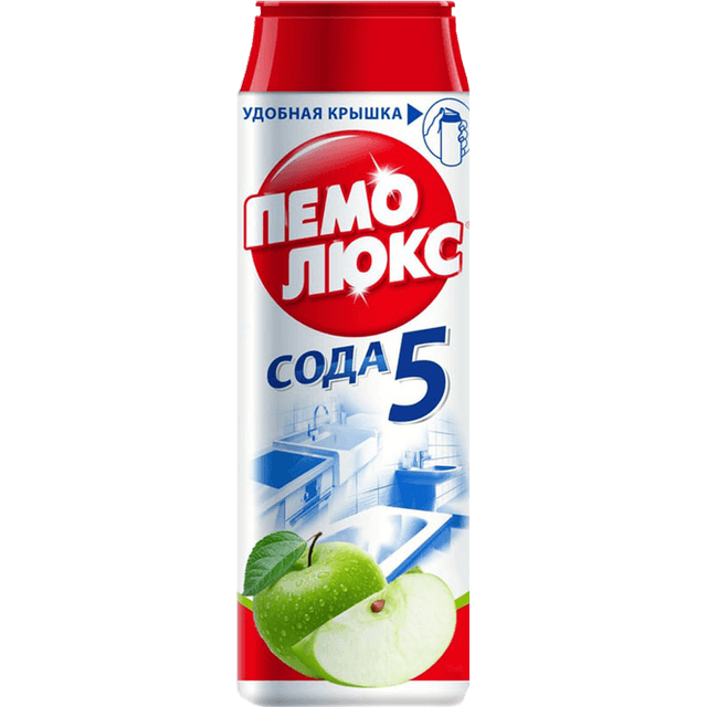 Чистящий порошок 480 г "ПЕМОЛЮКС", Яблоко