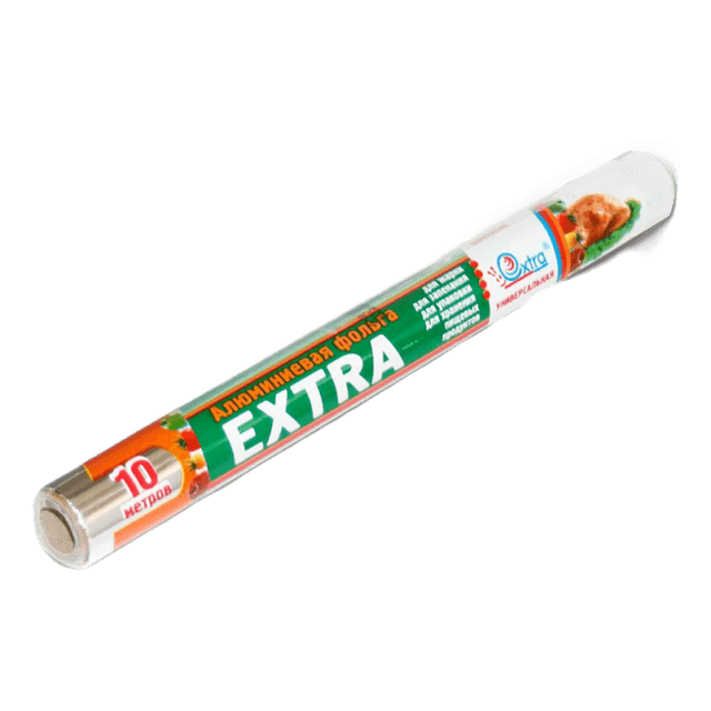 Фольга пищевая 29см*10м/11 мкм EXTRA универсальная