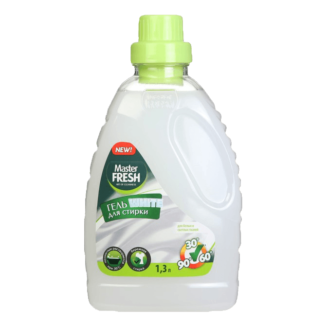 Гель для стирки белья 1,3 л "Master FRESH", White