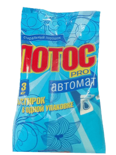 Стиральный порошок 3 кг "ЛОТОС PRO" автомат