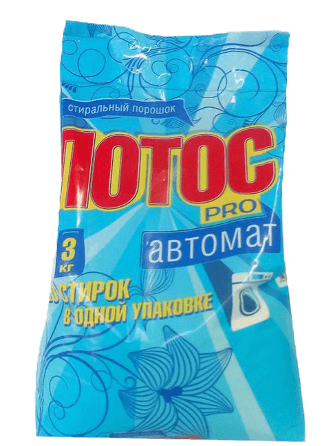 Стиральный порошок 3 кг "ЛОТОС PRO" автомат
