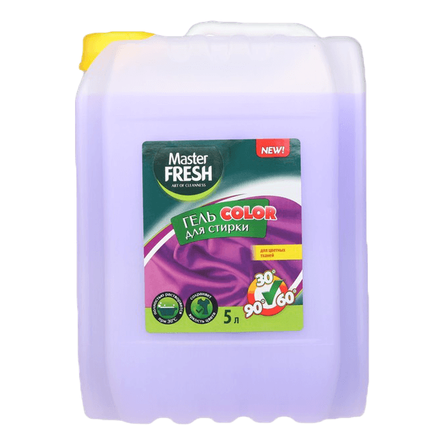 Гель для стирки белья 5 л "Master FRESH" канистра, Color