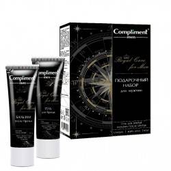 Подарочный набор "Compliment" мужской №1950 Royal Care For Men/Гель для бритья 100мл + бальзам после бритья 100мл