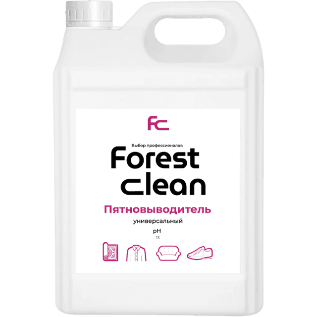 Пятновыводитель 5 л "FOREST clean" концентрат канистра