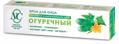Крем для лица 40 мл "Огуречный" НК