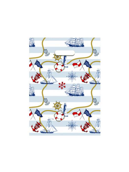 Пакет 30*40 см Морской 40 мкм прорезь