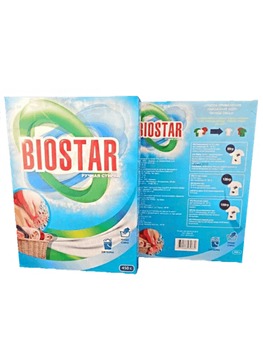Стиральный порошок 450 г Biostar ручная стирка
