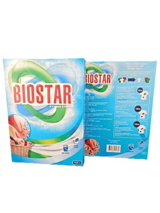 Стиральный порошок 450 г Biostar ручная стирка