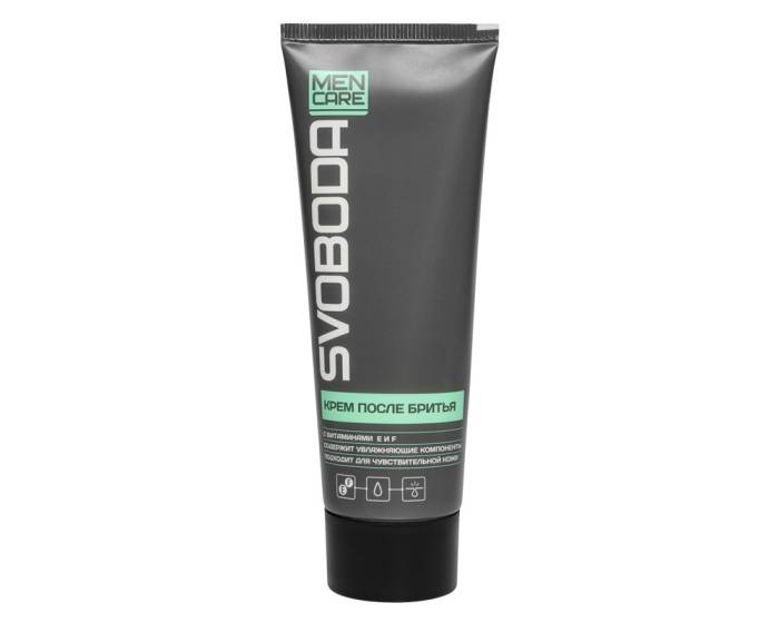 Крем после бритья "SVOBODA" men care 80мл.