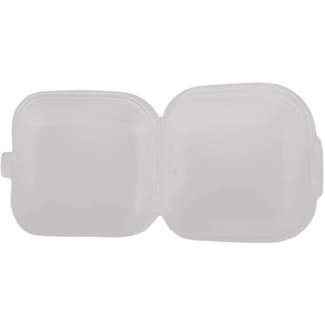 Ланч-бокс 1-секция LB-BOX-10/130*130*70 мм БЕЛЫЙ