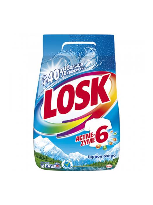 Стиральный порошок 2,7 кг "LOSK" автомат, Горное озеро
