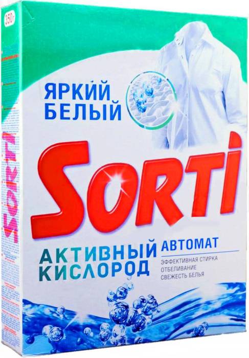 Стиральный порошок 350 г "Sorti" автомат, Активный кислород