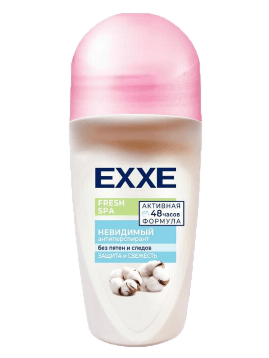 Дезодорант шариковый 50 мл "EXXE" ЖЕНСКИЙ антиперспирант, Fresh SPA/Невидимый