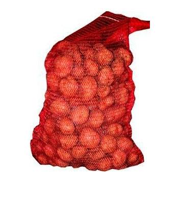 Сетка овощная 0-3 кг 22*35 см КРАСНАЯ без завязок