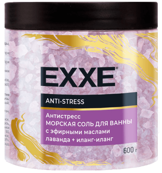 Морская соль для ванны 600 гр "EXXE" Anti-stress