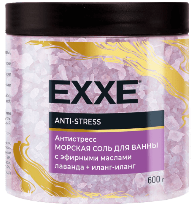 Морская соль для ванны 600 гр "EXXE" Anti-stress