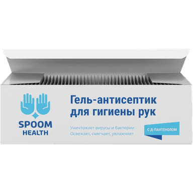 Гель-антисептик/саше на спиртовой основе 3г "Spoom Health"