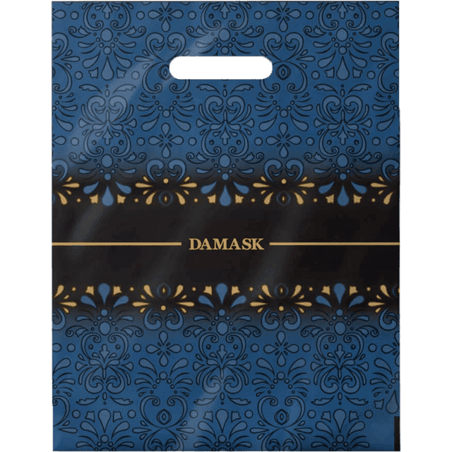 Пакет 30*37 см Дамаск 90 мкм прорезь