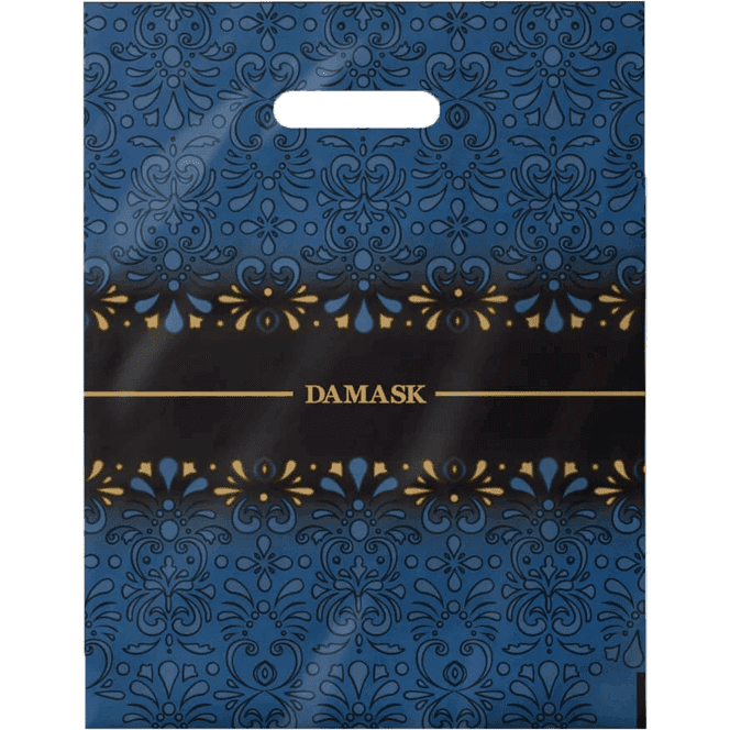 Пакет 30*37 см Дамаск 90 мкм прорезь