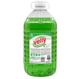 Средство для мытья посуды 5 л Velly Light Зеленое яблоко ПЭТ Grass