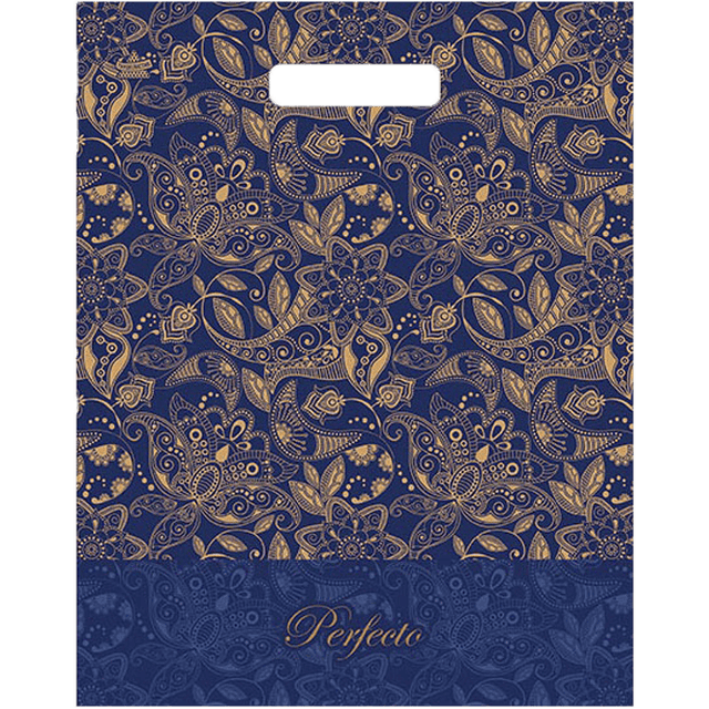 Пакет 37*30 см Перфекто Узоры 90 мкм прорезь Тико