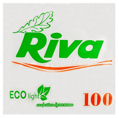 Салфетка бумажная 1/однослойная "Riva" БЕЛАЯ/50 лист.пачке/ (20 пач.упак)