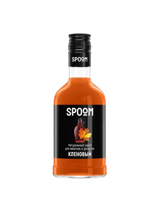 Сироп "Spoom" бутылка 250 мл, Кленовый / MAPLE