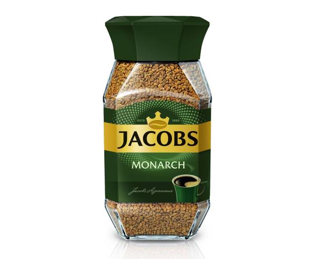 Кофе растворимый 95 гр "Jacobs" Monarch стекло