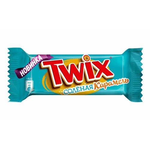 Шоколадный батончик "Twix" Соленая карамель 55 г