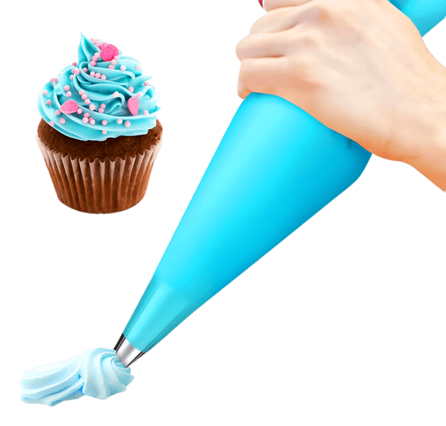 Мешок кондитерский в рулоне 40 см голубой Pasticciere (100 шт.рул)