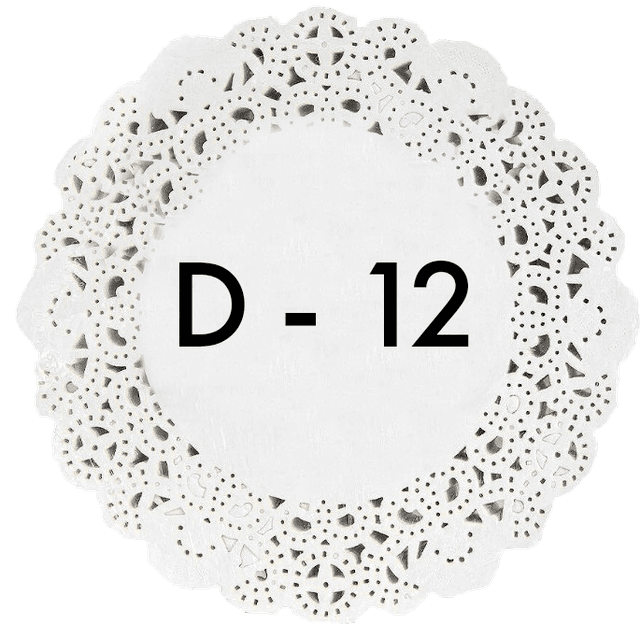 Ажурные салфетки D-12 см (250 шт.упак) Aviora