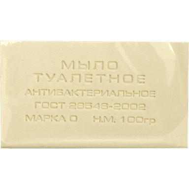 Мыло кусковое 90 гр туалетное "Ординарное" в прозрач. оберт. флоупак ММК