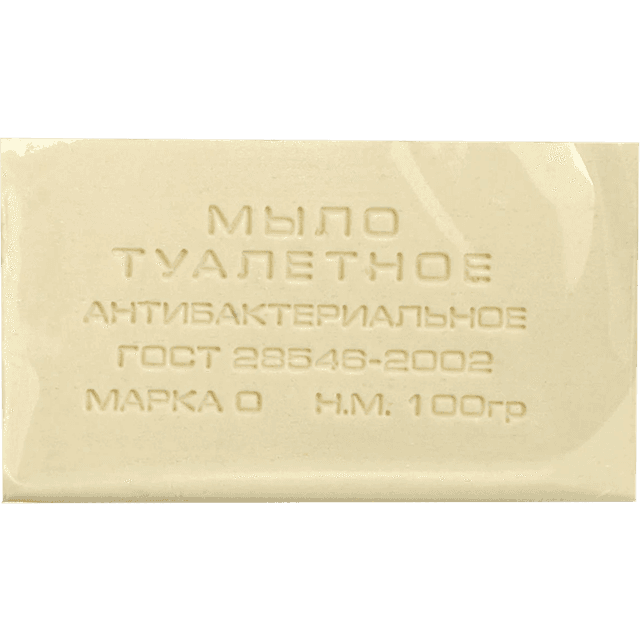 Мыло кусковое 90 гр туалетное "Ординарное" в прозрач. оберт. флоупак ММК
