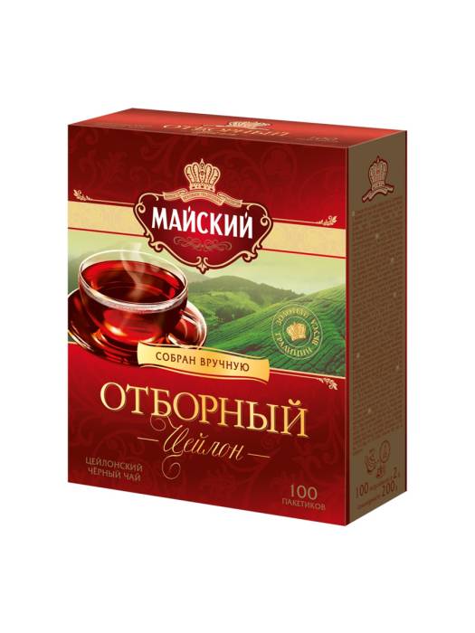 Чай 100 пакетиков, "Майский", Отборный