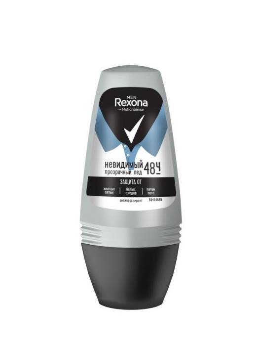 Дезодорант шариковый 50 мл "Rexona" МУЖСКОЙ, Прозрачный лед