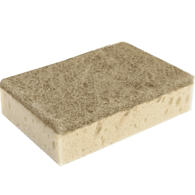 Губки для посуды Master FRESH ЭКО из АГАВЫ XXL, крупнопористый поролон (2 шт.упак)