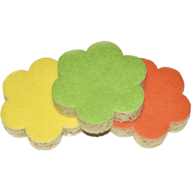 Губки для посуды Master FRESH FLOWER (3 шт.упак)