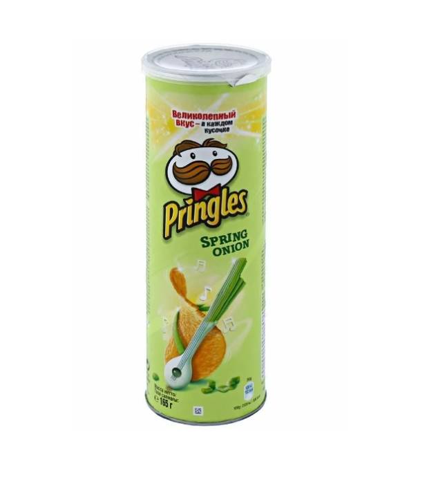 Чипсы "Pringles" 165г, Зеленый лук