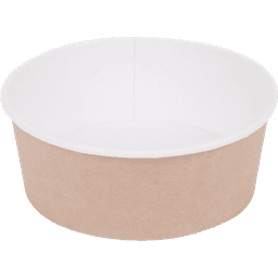 Контейнер/салатник/супница бумажный круглый 1000 мл OSQ Round Bowl D-150 мм, без крышки