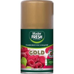 Освежитель воздуха 250 мл "Master FRESH GOLD" сменный баллон, Малиновое наслаждение 