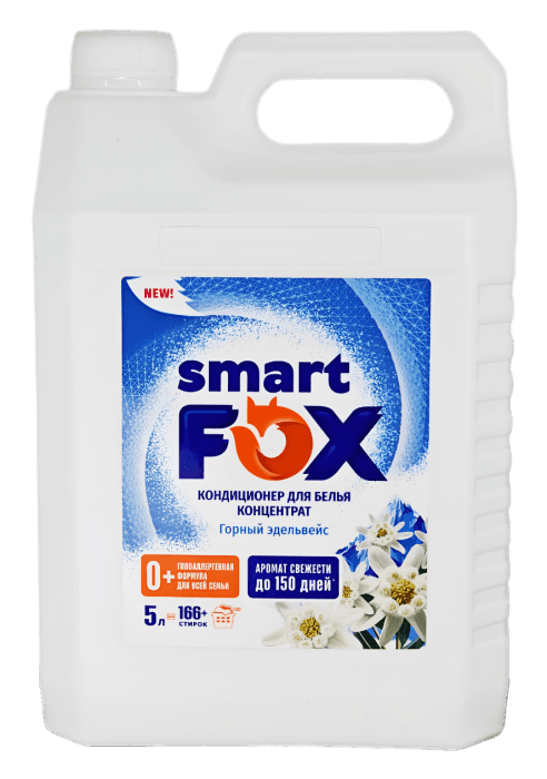 Кондиционер для белья 5 л SMART FOX, Горный эдельвейс