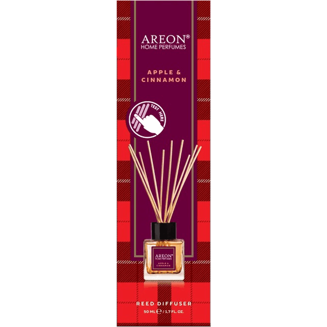 Ароматизатор для дома 50 мл Areon STICKS TARTAN GRASS Яблоко и корица