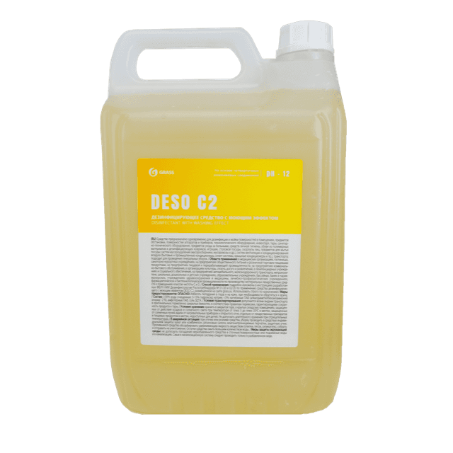 Дезинфецирующее средство 5л Grass DESO C2 с моющим эффектом