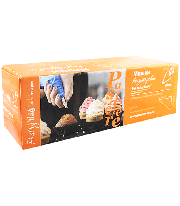 Мешок кондитерский в рулоне 40 см "Pasticciere" зеленый (100 шт.рул)