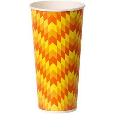 Стакан бумажный 500 мл Зиг-Заг ХН D-90 мм